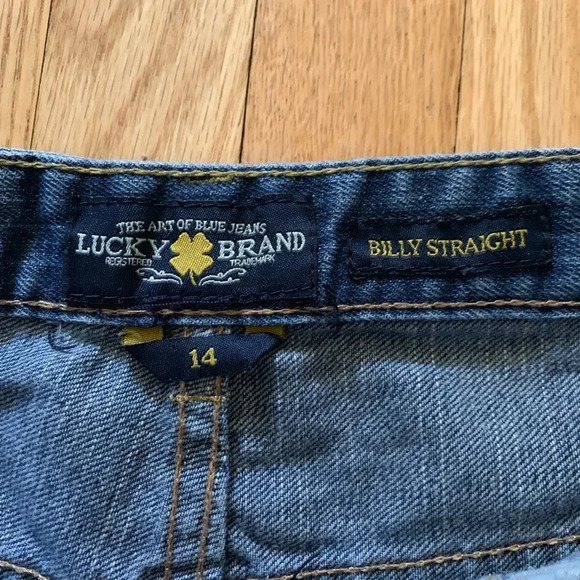 Lucky Brand straight  Billie Jeans  size 14 - Picture 3 of 5